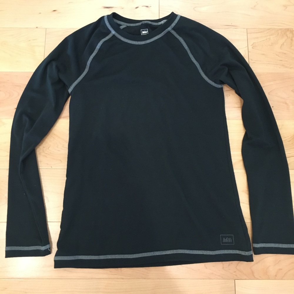 REI thin black base layer